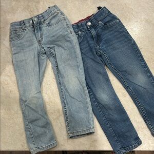 Levi's Blue Denim Jeans with Brown Label